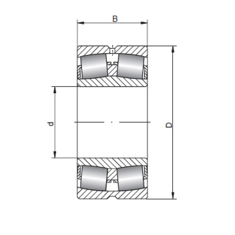 22210 (53510) Роликовый радиальный двухрядный подшипник
