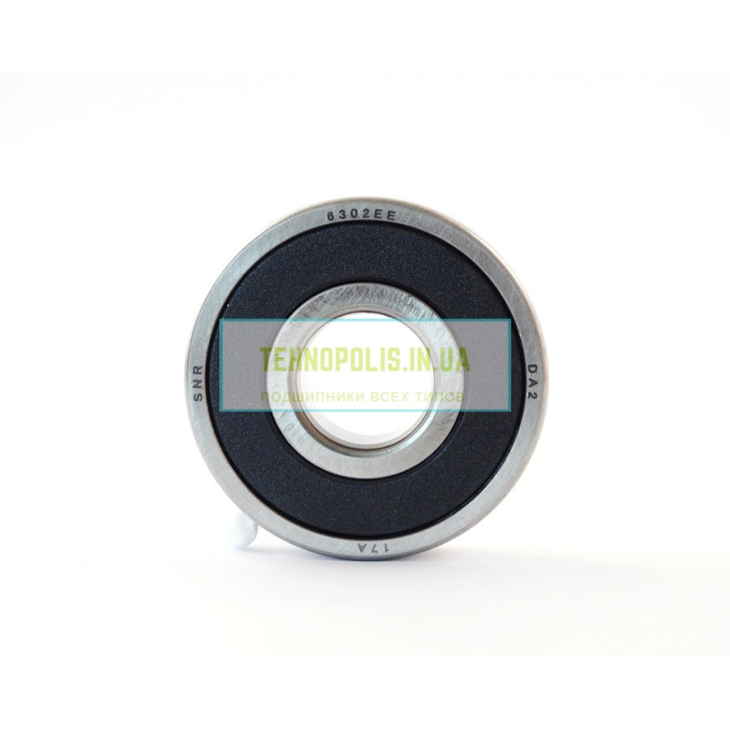 6302 EE SNR Кульковий однорядний радіальний підшипник