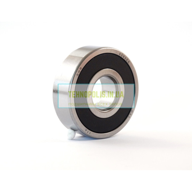 6302 EE SNR Кульковий однорядний радіальний підшипник