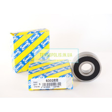 6302 EE SNR Кульковий однорядний радіальний підшипник