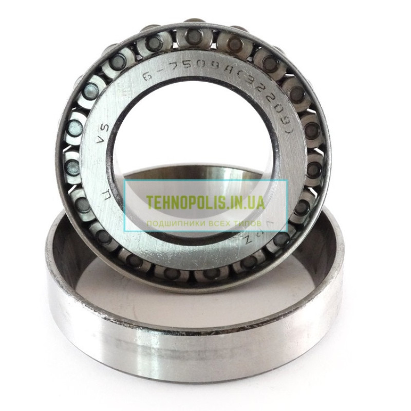 7509 (32209) VPZ Волжск роликовый конический радиально-упорный подшипник