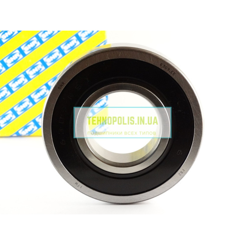 6309 EE (180309) SNR Кульковий однорядний радіальний підшипник