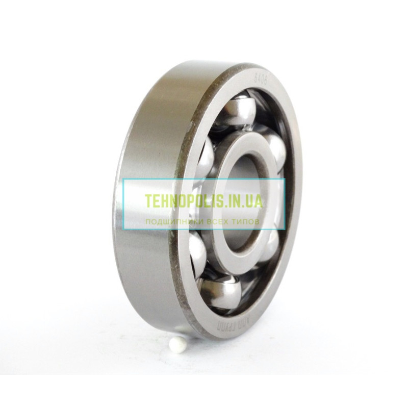 6406 (406) Китай  Кульковий однорядний радіальний підшипник