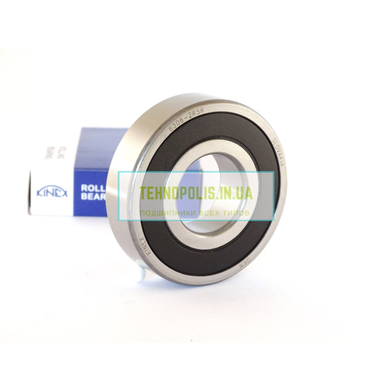 6306 2RSR (180306) KINEX Шариковый однорядный радиальный подшипник