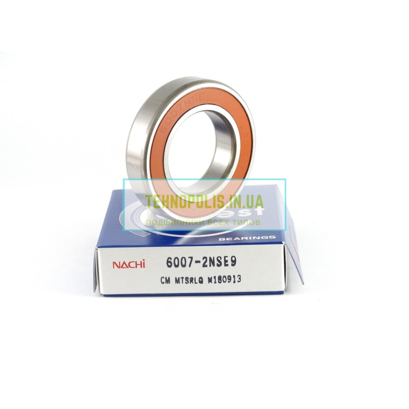 6007 2NSE NACHI Кульковий однорядний радіальний підшипник