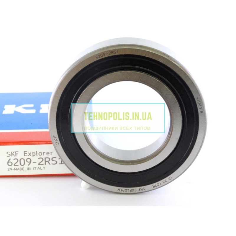 6209 2RS1 SKF Кульковий однорядний радіальний підшипник
