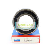6209 2RS1 SKF Шариковый однорядный радиальный подшипник