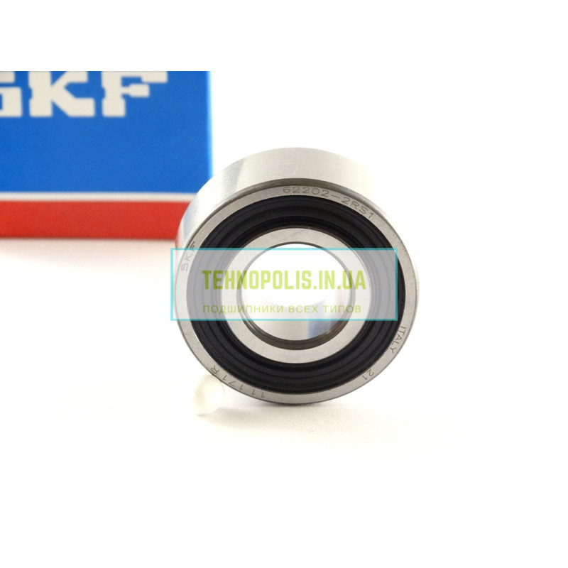 62202 2RS1 SKF Шариковый однорядный радиальный подшипник