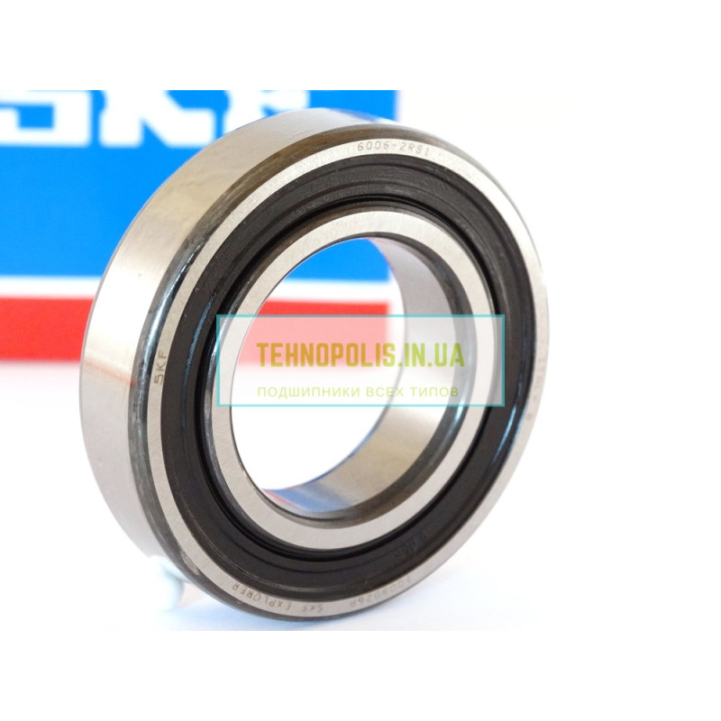 6006 2RS1 SKF Кульковий однорядний радіальний підшипник