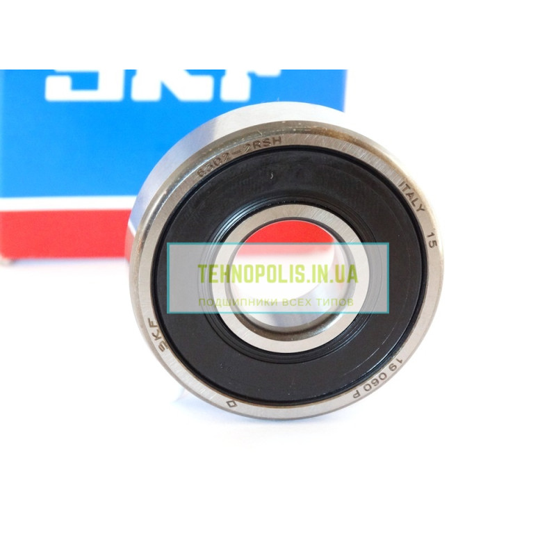 6302 2RSH SKF Кульковий однорядний радіальний підшипник