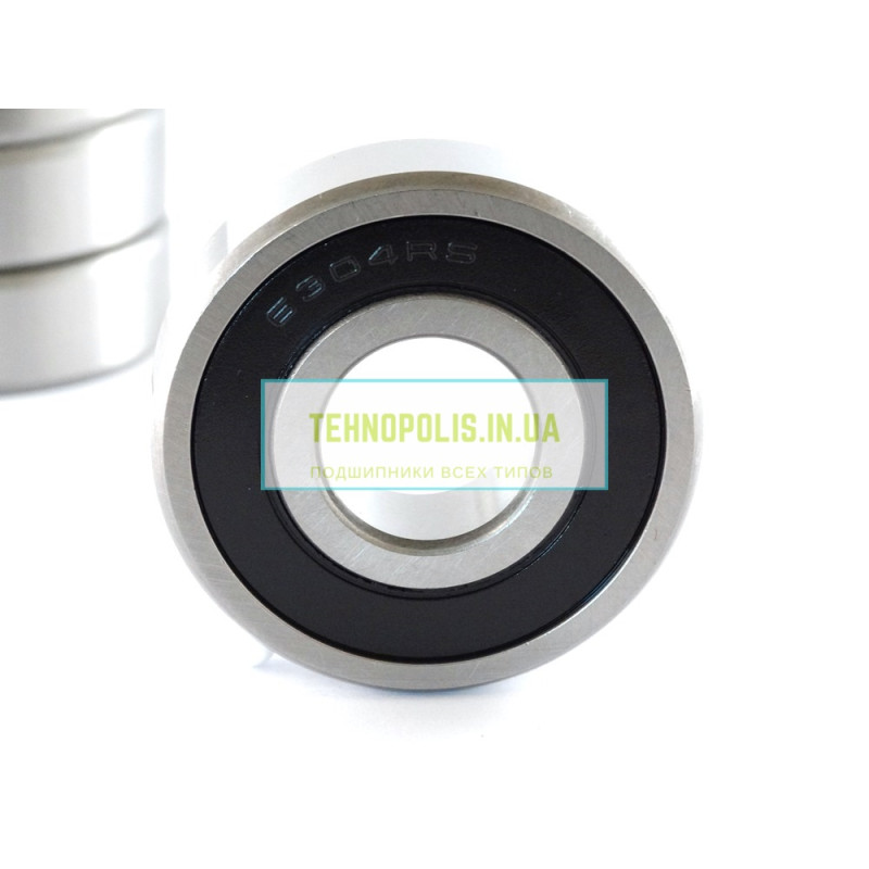 6304 2RS (180304) Китай  Шариковый однорядный радиальный подшипник