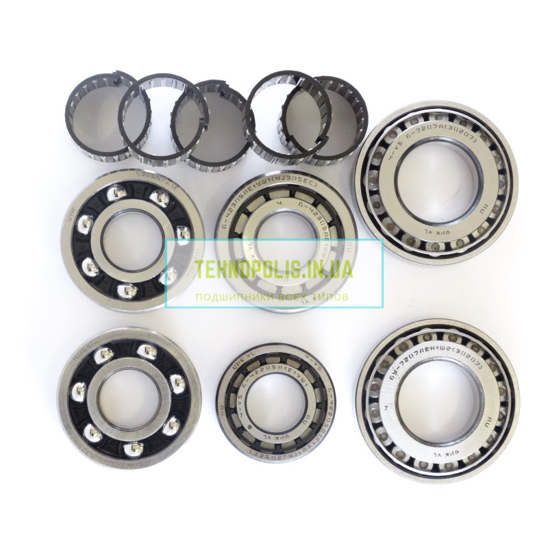 Комплект підшипників в коробку передач ВАЗ модель 2108, 2109, 2110, 2111, 2112, 2113, 2114, 2115