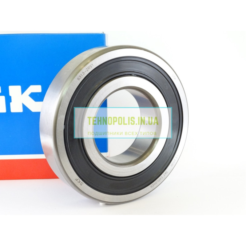 6313 2RS1 SKF Кульковий однорядний радіальний підшипник