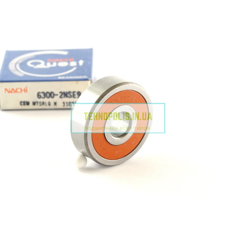 6300 2NSE9 NACHI Кульковий однорядний радіальний підшипник