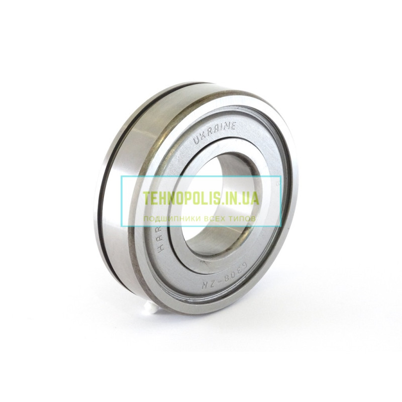 6308 ZN (150308) HARP Кульковий однорядний радіальний підшипник c проточкою під стопорне кільце з однієї захисної шайбою