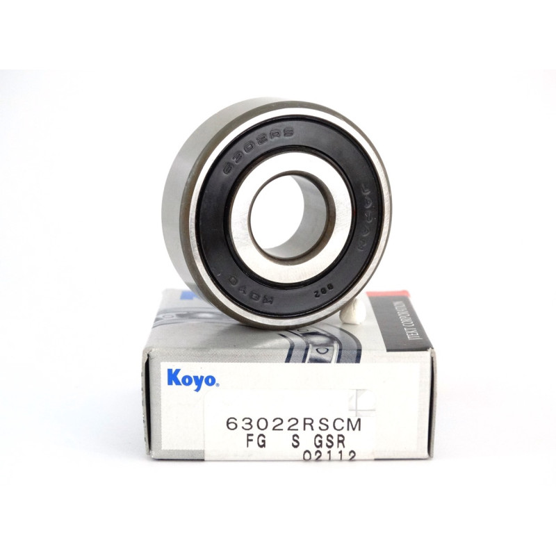 6302 2RSCM KOYO Шариковый однорядный радиальный подшипник