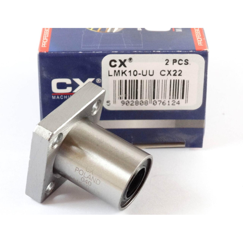 Підшипник LMK 10 UU лінійний, корпусний CX Польща