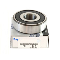 Підшипник 6303 2RS C3 Koyo – з підвищеним тепловим зазором, кульковий