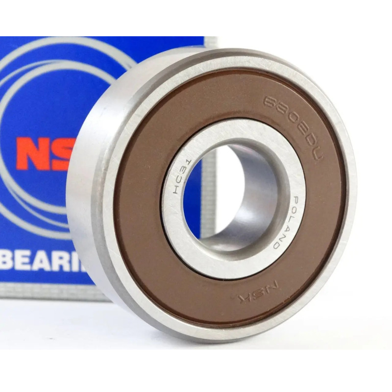 Підшипник 6302 DDU (6302 2RS) NSK, 15×42×13 мм