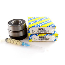 Підшипники для пральної машини Samsung 6204-6205, сальник 30*60,55*10/12, мастило 2 мл SNR Франція