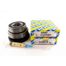 Подшипники для стиральной машины Samsung (6205-6206, сальник 35*65,55*10/12, смазка 2 мл) SNR Франция