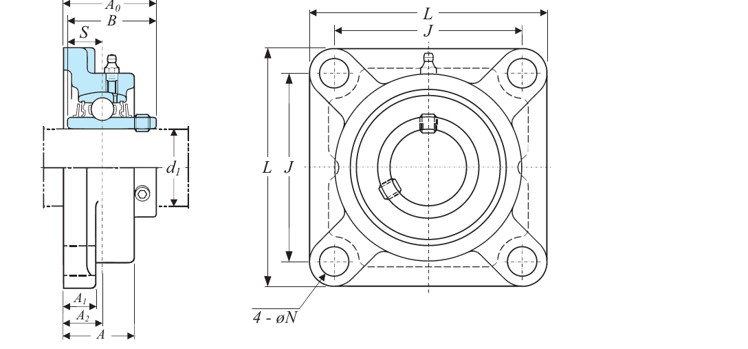 Чертёж UCF308 CT